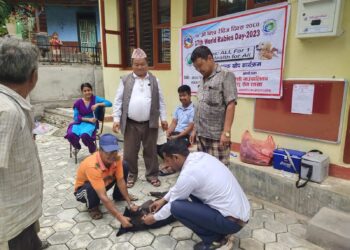 रोशीको ४८२ कुकुर र बिरालोलाई रेबिज बिरुद्धको भ्याक्सिन