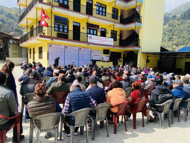 बेथानचोक गाउँपालिकाको सार्वजनिक सुनुवाई सम्पन्न