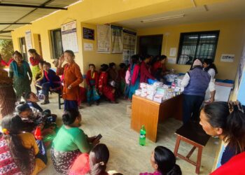 भूग्देउमा महिलाहरुको पाठेघरको मुख क्यान्सरको निःशुल्क शिविर सम्पन्न