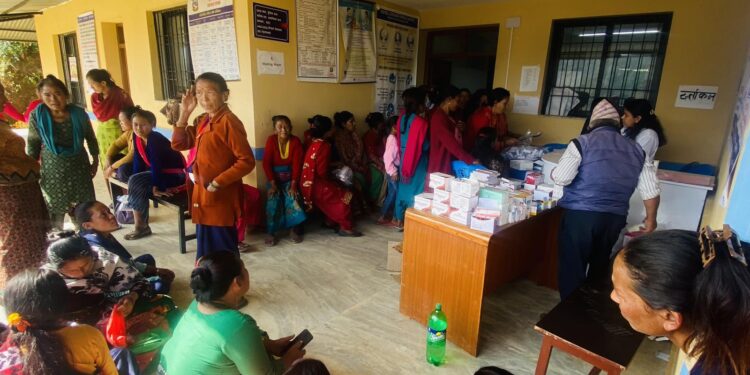 भूग्देउमा महिलाहरुको पाठेघरको मुख क्यान्सरको निःशुल्क शिविर सम्पन्न