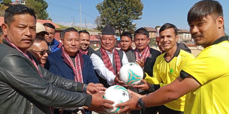 प्रथम नमोबुद्ध सेभेन ए साइड फुटबल प्रतियोगिता शुरु