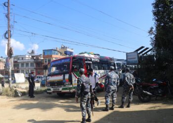 काभ्रेको मुख्यमुख्य नाकाहरुमा सुरक्षा व्यवस्था कडा