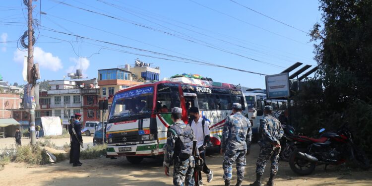 काभ्रेको मुख्यमुख्य नाकाहरुमा सुरक्षा व्यवस्था कडा