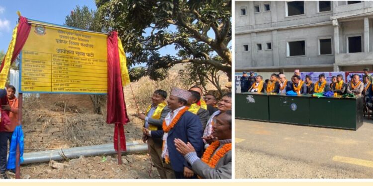 काभ्रेबाट बाग्मती प्रदेशको राजधानी हेटौंडा जोड्ने सडक शिलान्यास
