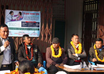 रजबासमा दुईदिने निःशुल्क स्वास्थ्य शिविरबाट ५ सय ४६ जना लाभान्वित