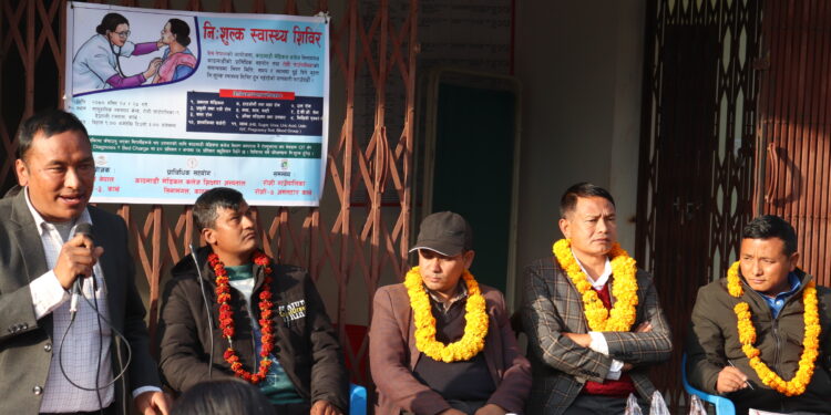 रजबासमा दुईदिने निःशुल्क स्वास्थ्य शिविरबाट ५ सय ४६ जना लाभान्वित