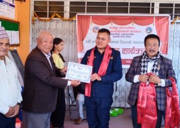 स्थापना दिवसको अवसरमा नमोबुद्ध नगरपालिकामा रक्तदान, ३१ जनाले गरे रक्तदान