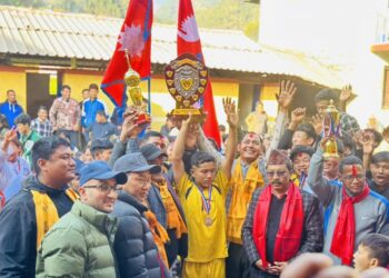 खानीखोला गाउँपालिकास्तरीय राष्ट्रपति रनिङ शिल्डको उपाधि लगातार दोस्रो पकट कुमारी माविलाई