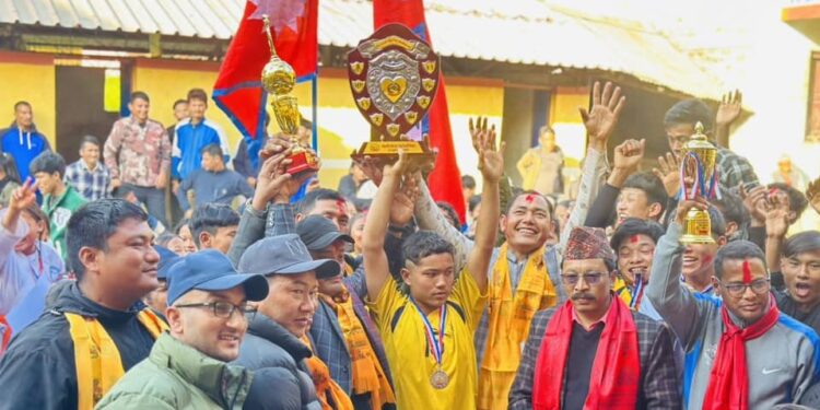 खानीखोला गाउँपालिकास्तरीय राष्ट्रपति रनिङ शिल्डको उपाधि लगातार दोस्रो पकट कुमारी माविलाई