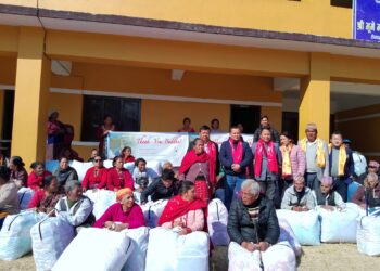 तेमाल–३ का जेष्ठ नागरिक, एकल महिला तथा अपाङ्गता भएकाहरुलाई न्यानो ब्ल्याङ्केट बितरण