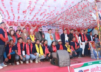 विकास लामाको अध्यक्षतामा भएको नेपाल तरुण दल पाँचखाल नगर कार्यसमिति विस्तार