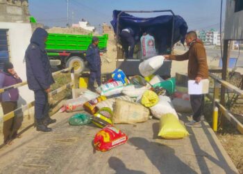 पनौती नगरपालिका–५ आईटी पार्क क्षेत्रबाट ७३ बोरा गाँजा बरामद, ३ जना पक्राउ