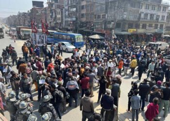 दुधको भुक्तानी माग गर्दै काभ्रेका किसानले गरे शान्तिपूर्ण आन्दोलन