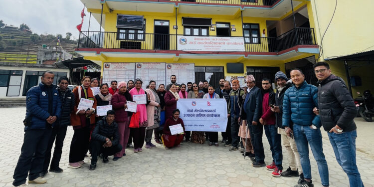 बेथानचोकमा नयाँ मेलमिलापकर्ता उत्पादन तालिम सम्पन्न