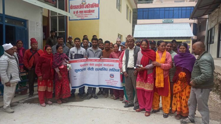 बेथानचोकका किसानलाई सुन्तला खेति सम्बन्धि तालिम