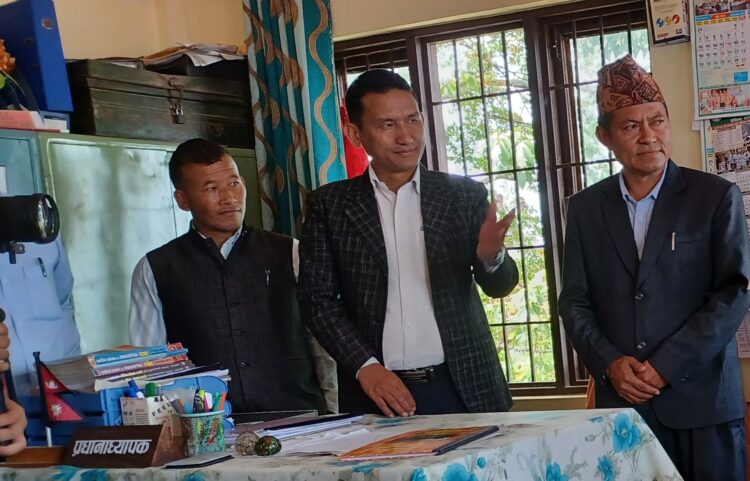 श्री गणेश मा.वि को विव्यस अध्यक्षमा पुनः गुणराज मुक्तान