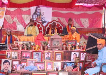 महादेव मन्दिर निर्माणार्थ चरंगेफेदीमा शिवपुराण धान्याञ्चल ज्ञान महायज्ञ