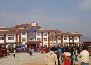 मण्डनदेउपुरको प्रशासनिक भवन राष्ट्रपति रामचन्द्र पौडेलद्वारा उद्धघाटन