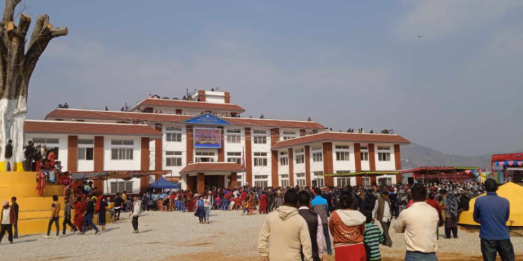 मण्डनदेउपुरको प्रशासनिक भवन राष्ट्रपति रामचन्द्र पौडेलद्वारा उद्धघाटन