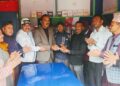 आगलागी पीडितलाई नेपाल कपडा तथा सिलाई ब्यवसायी संघ काभ्रेको आर्थिक सहयोग
