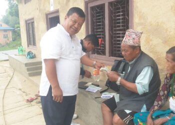 घर र टोलमै सामाजिक सुरक्षा भत्ता पाउँदा सरमथलीका लाभग्राही दङ्ग