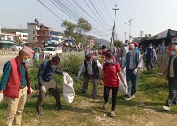 рд╡рд┐рд╢реНрд╡ рд╡рд╛рддрд╛рд╡рд░рдг рджрд┐рд╡рд╕рдХреЛ рдЕрд╡рд╕рд░рдорд╛ рдирдореЛрдмреБрджреНрдзрдХрд╛ рдЬрдирдкреНрд░рддрд┐рдирд┐рдзреА, рдХрд░реНрдордЪрд╛рд░реА рд░ рдмрд┐рджреНрдпрд╛рд░реНрдерд┐рд▓реЗ рдЧрд░реЗ рдмрдЬрд╛рд░ рд╕рд░рд╕рдлрд╛рдИ