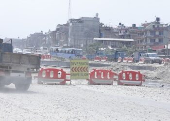 सूर्यविनायक–धुलिखेल सडक विस्तारको काम सुस्त, डेढ वर्ष बितिसक्दा २५ प्रतिशत मात्रै प्रगति