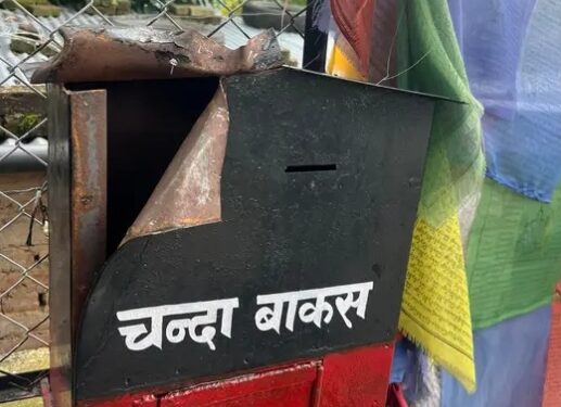 धुलिखेल २८ किलोमा रहेको बुद्ध पार्कको चन्दा बाकसबाट चन्दा रकम चोरी