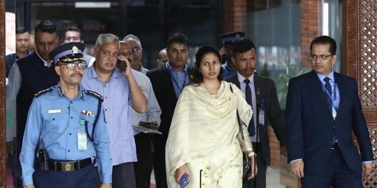 आफ्ना घाइते नागरिकहरुको अवस्था बुझ्न भारतकी युवा राज्यमन्त्री काठमाडौंमा