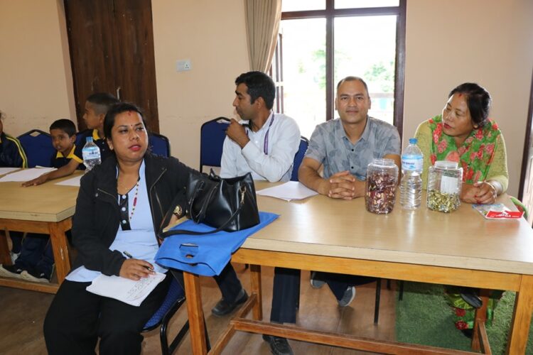 बाल दिवसको अवसरमा नमोबुद्धमा अन्तर प्राथमिक तह हाजिरजवाफ