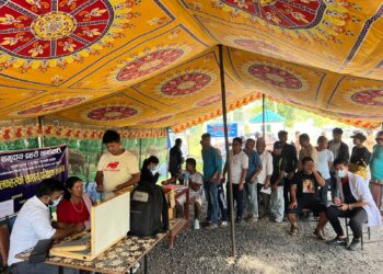 काभ्रेभञ्ज्याङमा १९१ जना सवारी चालकहरुरुकोे स्वास्थ्य परिक्षण