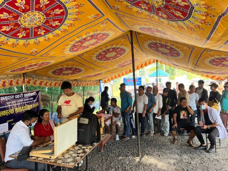 काभ्रेभञ्ज्याङमा १९१ जना सवारी चालकहरुरुकोे स्वास्थ्य परिक्षण