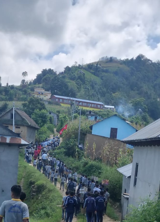 संविधान दिवसको अवसरमा रोशीको विन्ध्यवासिनी माविमा दीप प्रज्वलन सहित शुभकामना आदानप्रदान
