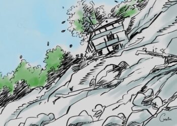 जाजरकोटमा पहिरोले पुरिएर वडासदस्य सहित २ जना बेपत्ता