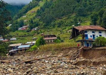 काभ्रे जिल्लामा बाढीपहिरोबाट कृषि तर्फ ४२ करोड बढीको क्षति