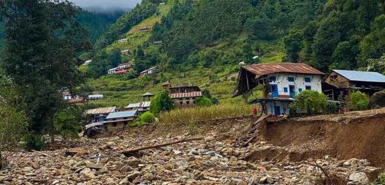 काभ्रे जिल्लामा बाढीपहिरोबाट कृषि तर्फ ४२ करोड बढीको क्षति