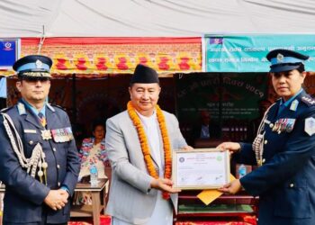 рдХрд╛рднреНрд░реЗ рдкреНрд░рд╣рд░реА рдкреНрд░рдореБрдЦ рдмрд╕реБрдиреНрдзрд░рд╛ рдЦрдбреНрдХрд╛ рдЙрддреНрдХреГрд╖реНрдЯ рд╡рд┐рдкрдж рд╡реНрдпрд╡рд╕реНрдерд╛рдкрдХ рдкреБрд░рд╕реНрдХрд╛рд░рдмрд╛рдЯ рд╕рдореНрдорд╛рдирд┐рдд