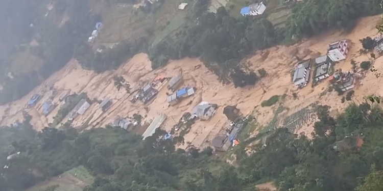 काभ्रेमा बाढिपहिरोमा परि मृत्यु हुनेको संख्या ७२ पुग्यो, ५ जना अझै वेपत्ता