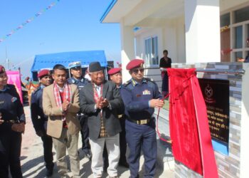 प्रहरी चौकी शिखरपुरको नवनिर्मित भवन उद्धाटन