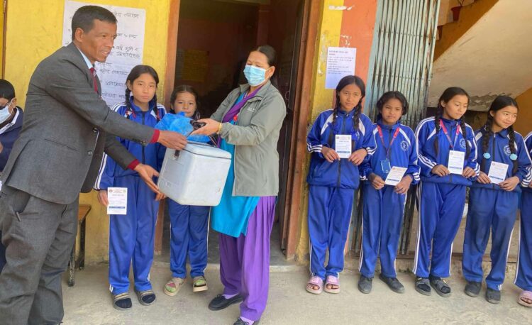 रोशीका १,११७ जना किशोरीले लगाए ‘एचपिभी’ विरुद्धको खोप