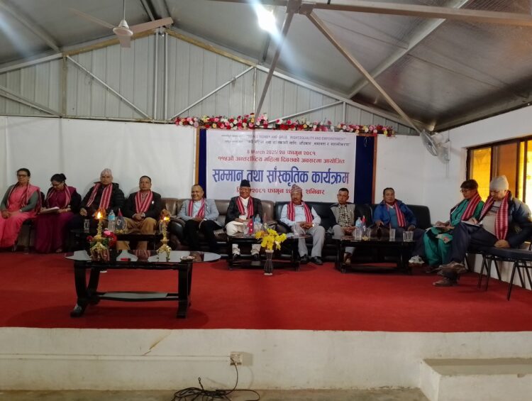 सम्मान तथा साँस्कृतिक कार्यक्रम गर्दै मनायो नमोबुद्धले अन्तर्राष्ट्रिय महिला दिवस