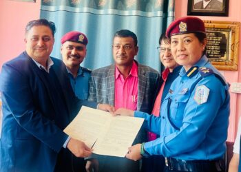 भकुण्डेबेशी र पोखरीनारायणस्थानमा प्रहरी चौकी भवन निर्माणका लागि जग्गा हस्तान्तरण