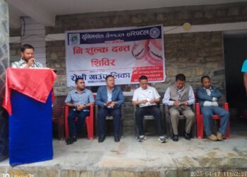 रोशीमा ३ दिने निःशुल्क दन्त शिविर उद्घाटनः पहिलो दिनमै २८५ जना लाभान्वित