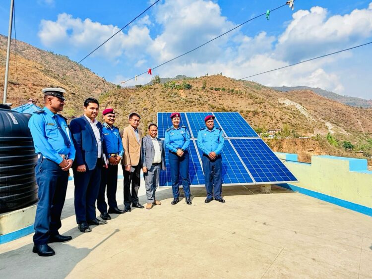 सुरक्षा प्रविधिमा नवीनताः इ.प्र.का मंगलटारमा सिसिक्यामेरा र सौर्य ऊर्जा प्रणालीको शुभारम्भ