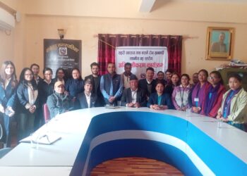 नसर्ने रोग न्यूनिकरण गर्न नमोबुदमा स्वास्थ्यकर्मीलाई अभिमुखिकरण