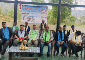 नमोबुद्धमा प्रथम वान भर्सेज वान फुल कन्ट्राक्ट कराते प्रतियोगिता सम्पन्न
