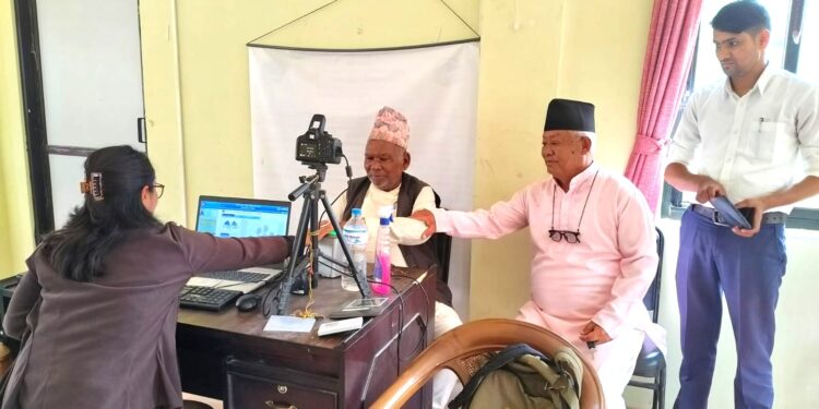 नमोबुद्धमा ३२५ जनाको राष्ट्रिय परिचयपत्र विवरण संकलन