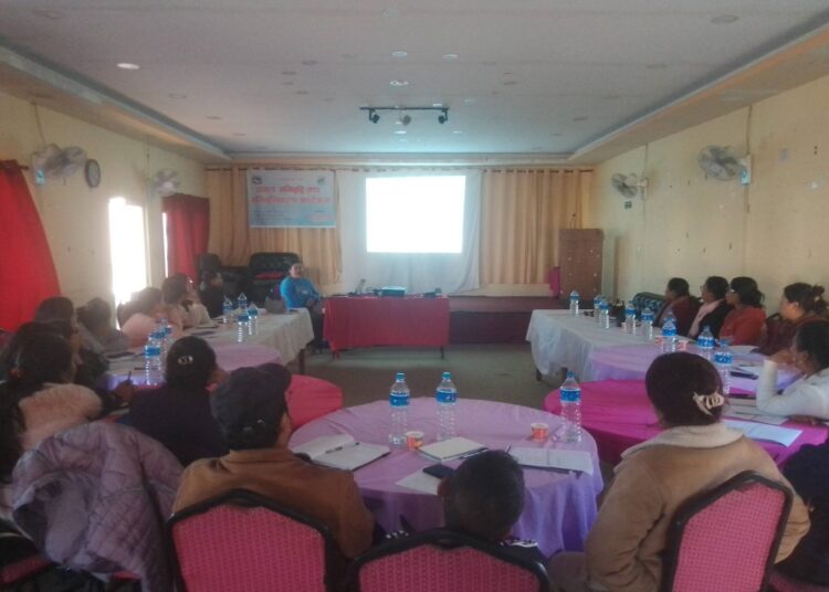 रोशीका स्वास्थ्यकर्मीहरुलाई क्षमता अभिवृद्धि सम्बन्धी दुई दिने अभिमुखिकरण