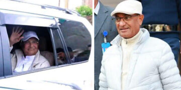 पूर्वप्रधानमन्त्री केपी शर्मा ओली र पूर्वगृहमन्त्री रमेश लेखक पक्राउ