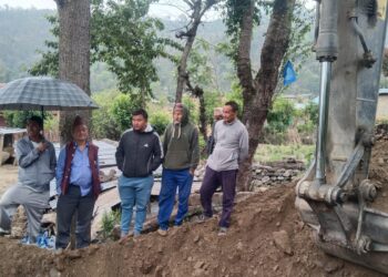 बाढीग्रस्त नारायणटार र चण्डीबेँसीमा पुनःनिर्माण कार्य तीव्र